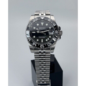 Custom Seiko Mod • GMT-Master II Black Ceramic Bezel • 40mm